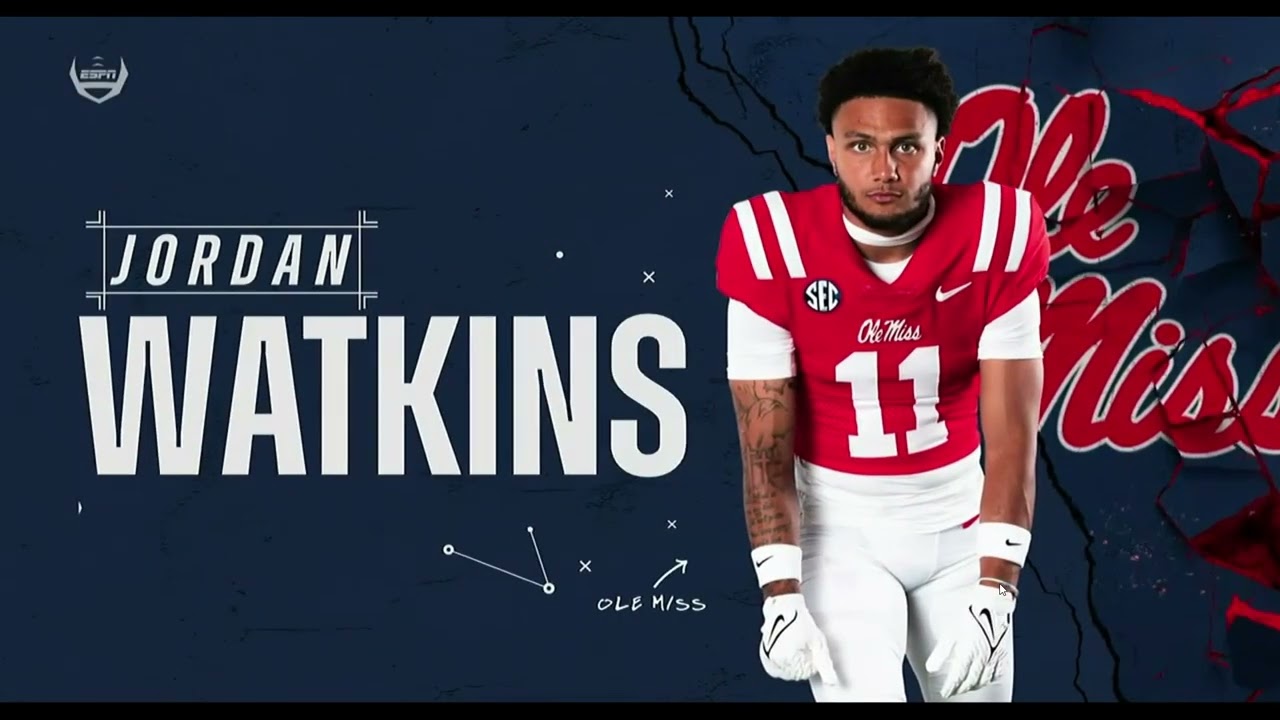 Jordan Watkins has a record 5 TD’s