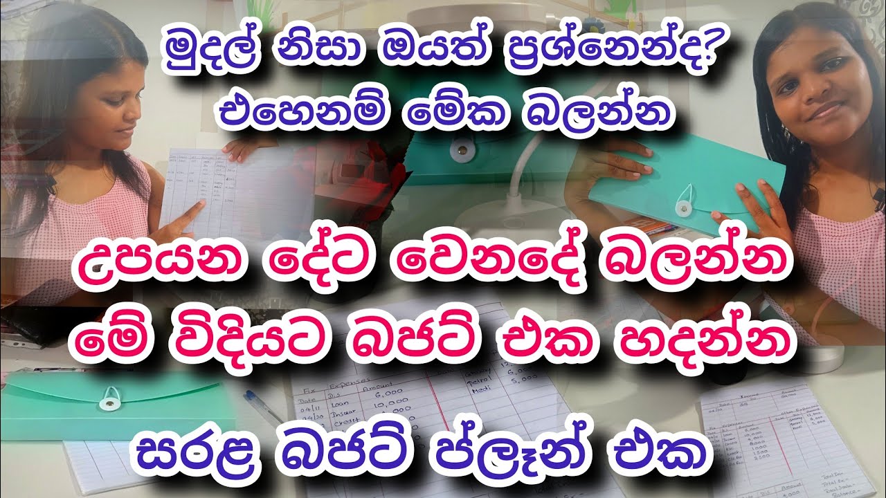 හම්බකරන දේට වෙන්නේ මොකක්ද කියලා දන්නේ නැද්ද? එහෙනම් මේක බලන්න?♥️🥰#mom #housewifelife #budgetplan
