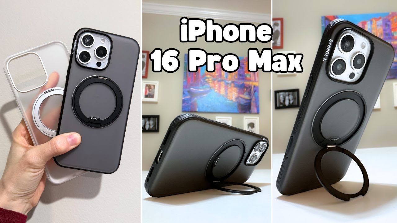 Torras MagSafe 360 Rotating Ostand Case for iPhone 16 Pro Max | Full Demo + Review