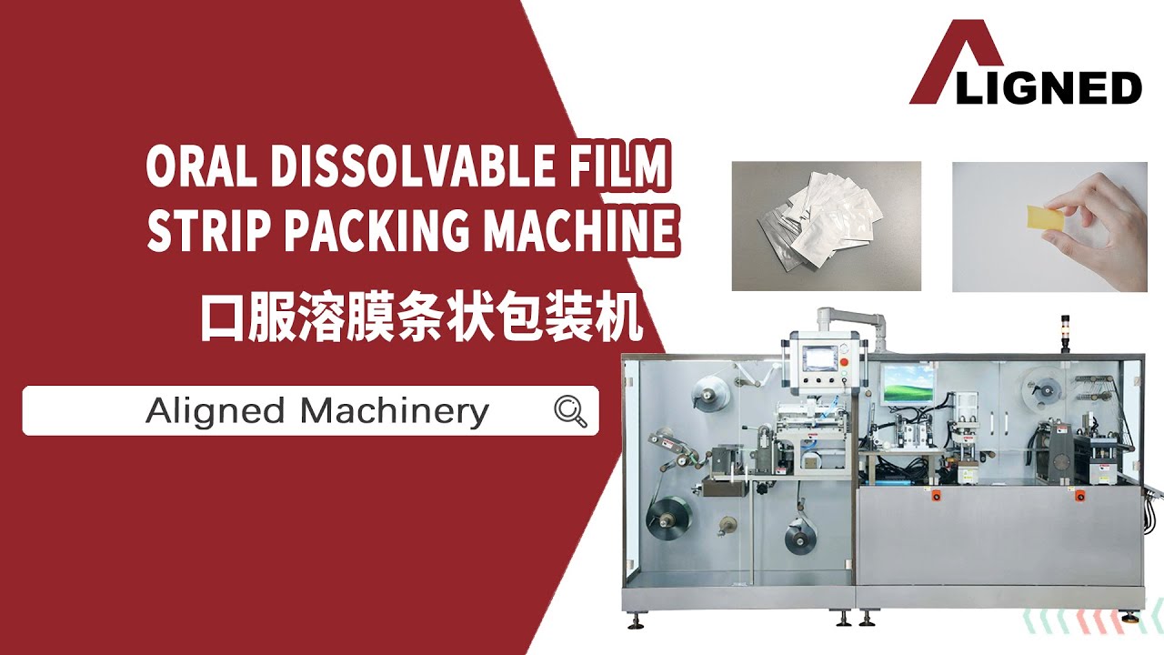 Oral dissolvable film strip packing machine