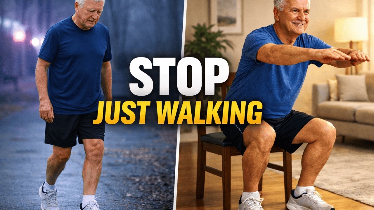 Stop Just Walking After 75 | 5 Science-Backed Exercises That Protect Joints & Independence