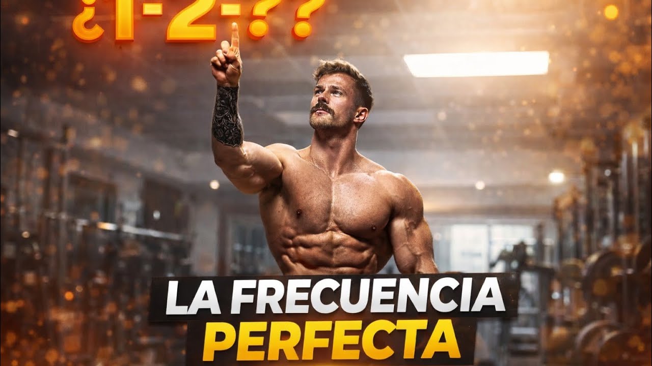 ¿Cuántas veces debes entrenar cada músculo para crecer más?