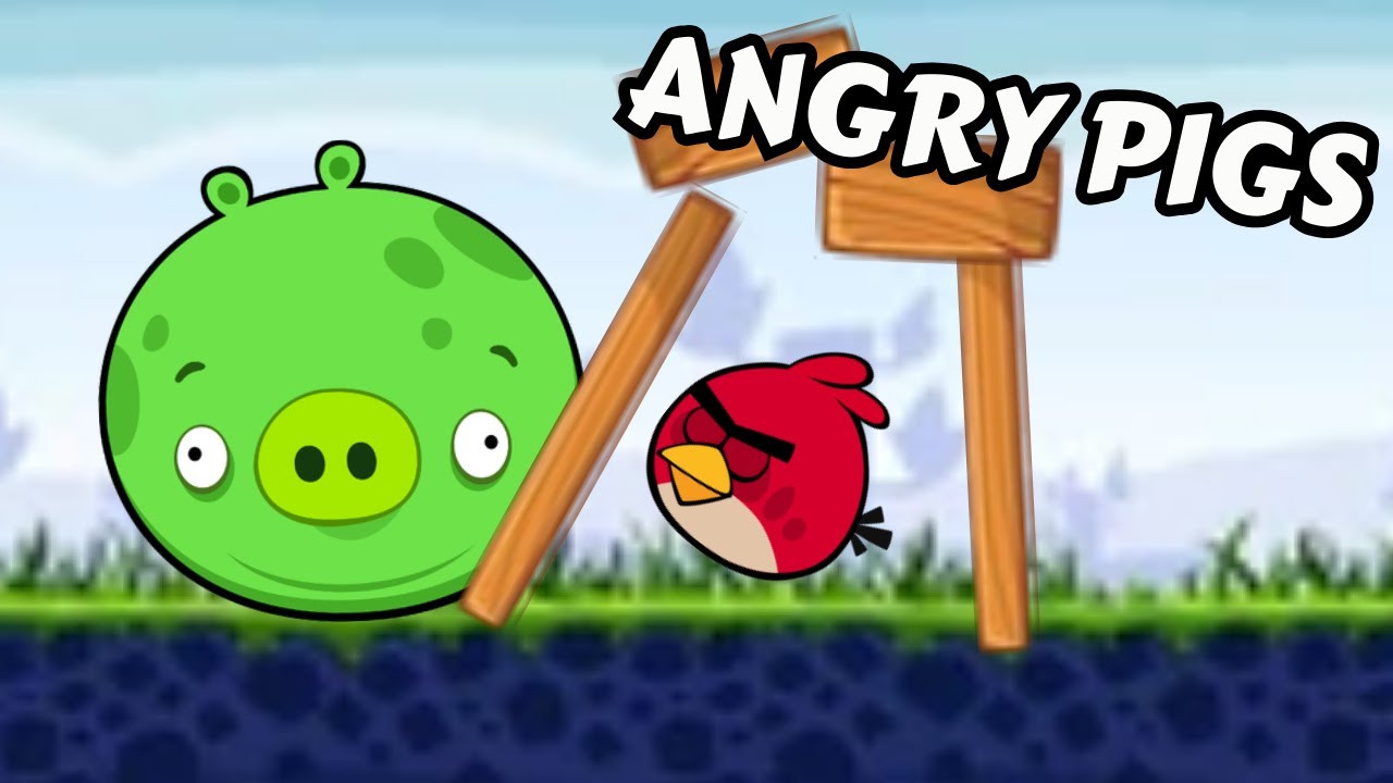 Angry pigs gameplay