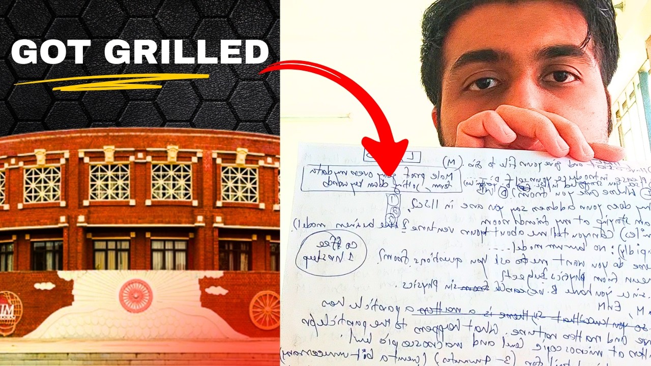 IIM Lucknow Interview Experience | Full Q&A Transcript!