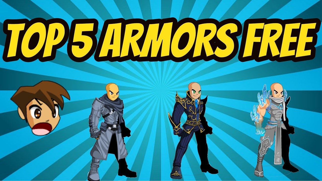 [AQW] TOP 5 ARMORS FREE #1