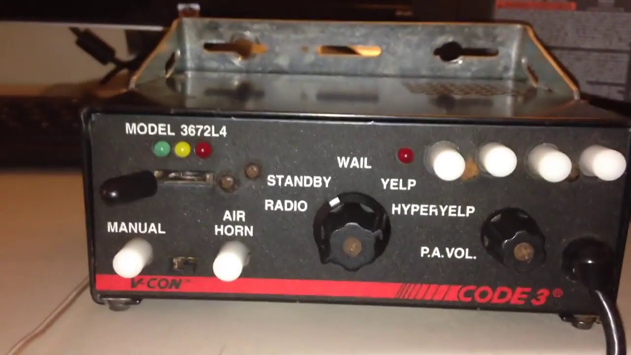 Code 3 Vcon Model 3572L4 (Non Traditional Video)