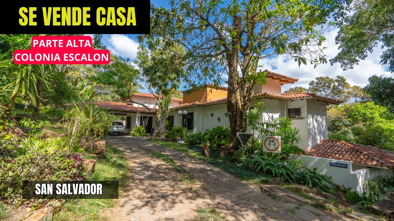 ⏰ &iexcl;POR TIEMPO LIMITADO! CASA EN VENTA 🏡 | COLONIA ESCAL&Oacute;N (PARTE ALTA) &ndash; San Salvador