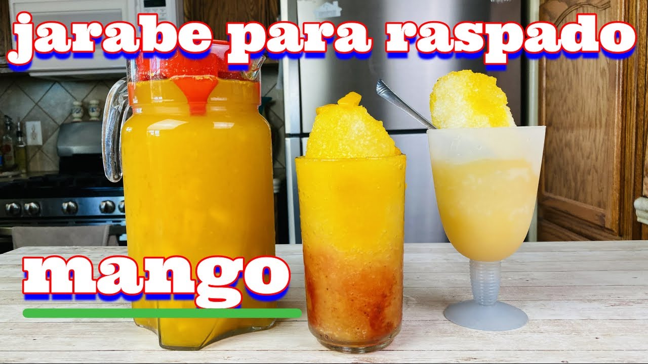 ALMIBAR O JARABE DE MANGO PARA RASPADOS//COCINA Y MAS CON ARMIDA
