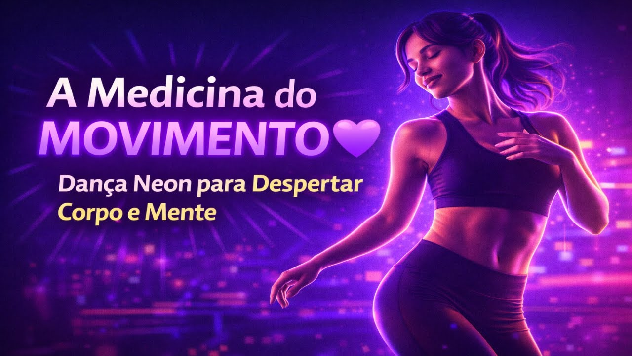 A Medicina do Movimento 💜 Dança Neon para Despertar Corpo e Mente