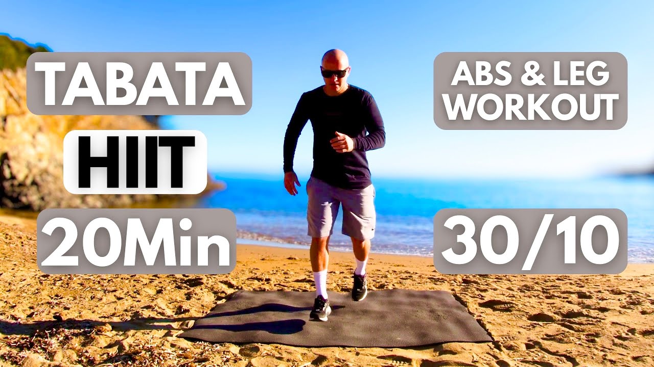 Tabata workout 20 Min / Abs & Leg / Tabata 30/10 🔥