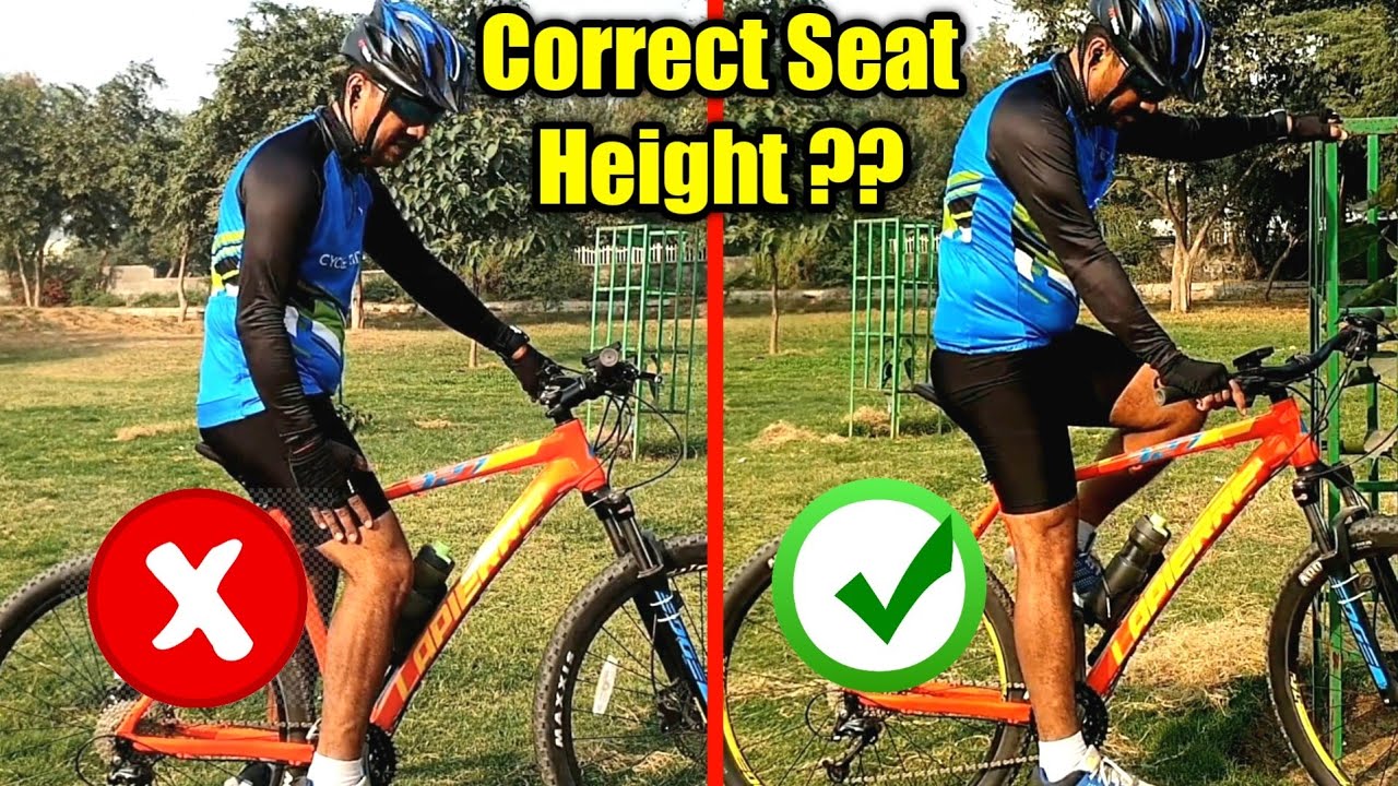 Seat Height Adjustment  | How to Set Correct Saddle Height of Any Cycle | Cycle Tips and Tricks
