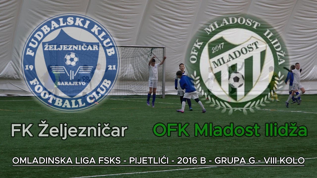 Omladinska Liga FSKS - FK Željezničar - OFK Mladost 0:2 - Pijetlići 2016 B - Grupa G - VIII kolo