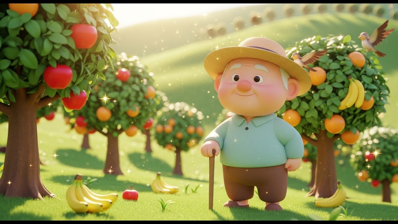 El viejito tiene una granja de frutas | Rimas infantiles para niños