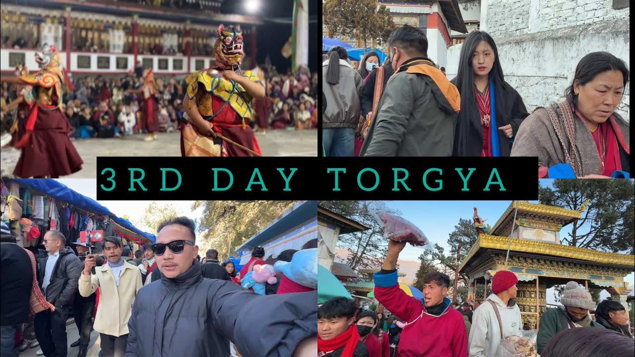 3RD Day Torgya { GELONG DANCE }  Bhutanese 🇧🇹 Shopkeeper Ne Kya Bol Diya 😜😜