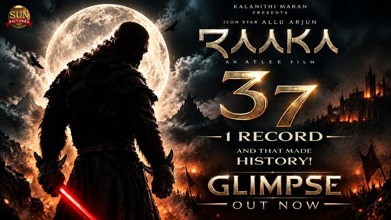 Raaka First glimpse Telugu (2027) | Allu Arjun | Deepika Padukone | Atlee | Sai Abhyankkar