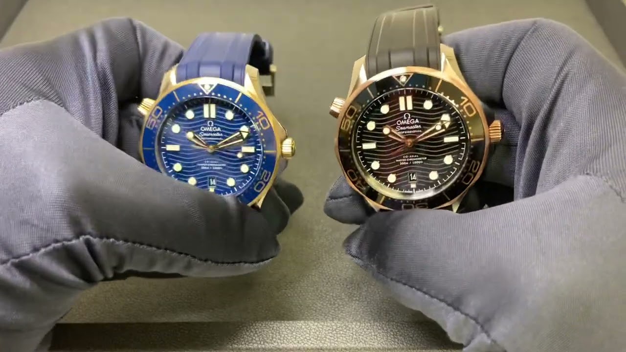 Two Tone Omega Seamaster 300M - Blue or Black, Yellow or Rose Sedna Gold?