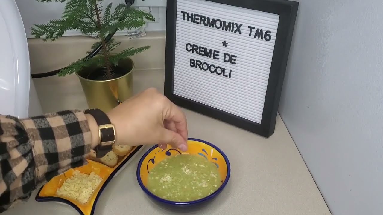 CRÈME DE BROCOLI (SOUPE DE BROCOLI)# Thermomix TM6