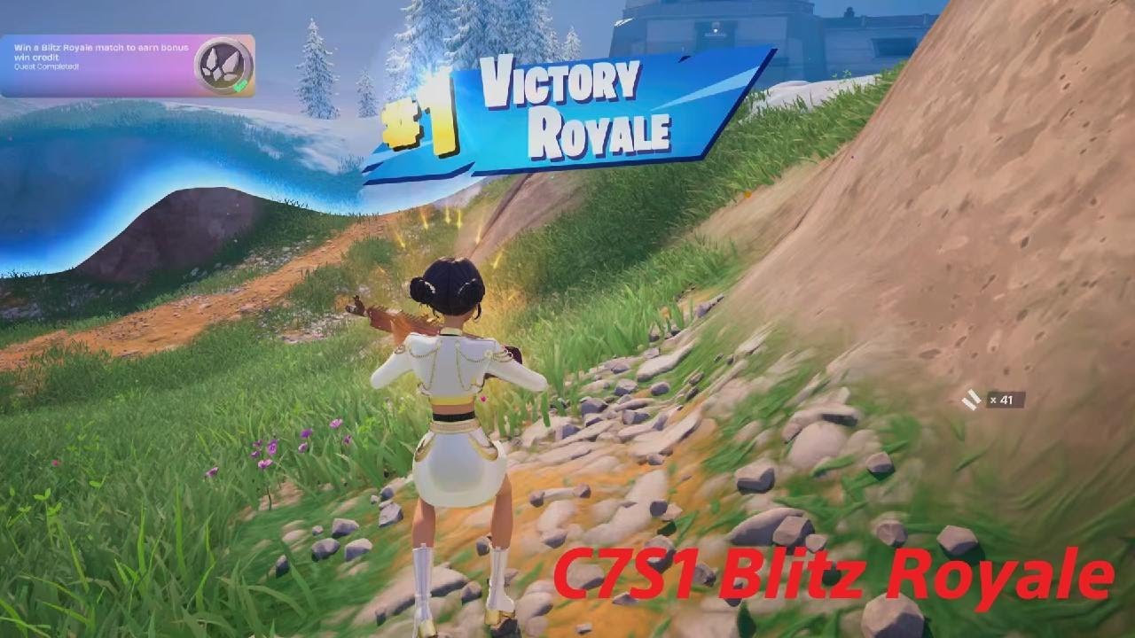 Fortnite C7S1 Blitz Royal 22 #Golden Zoey