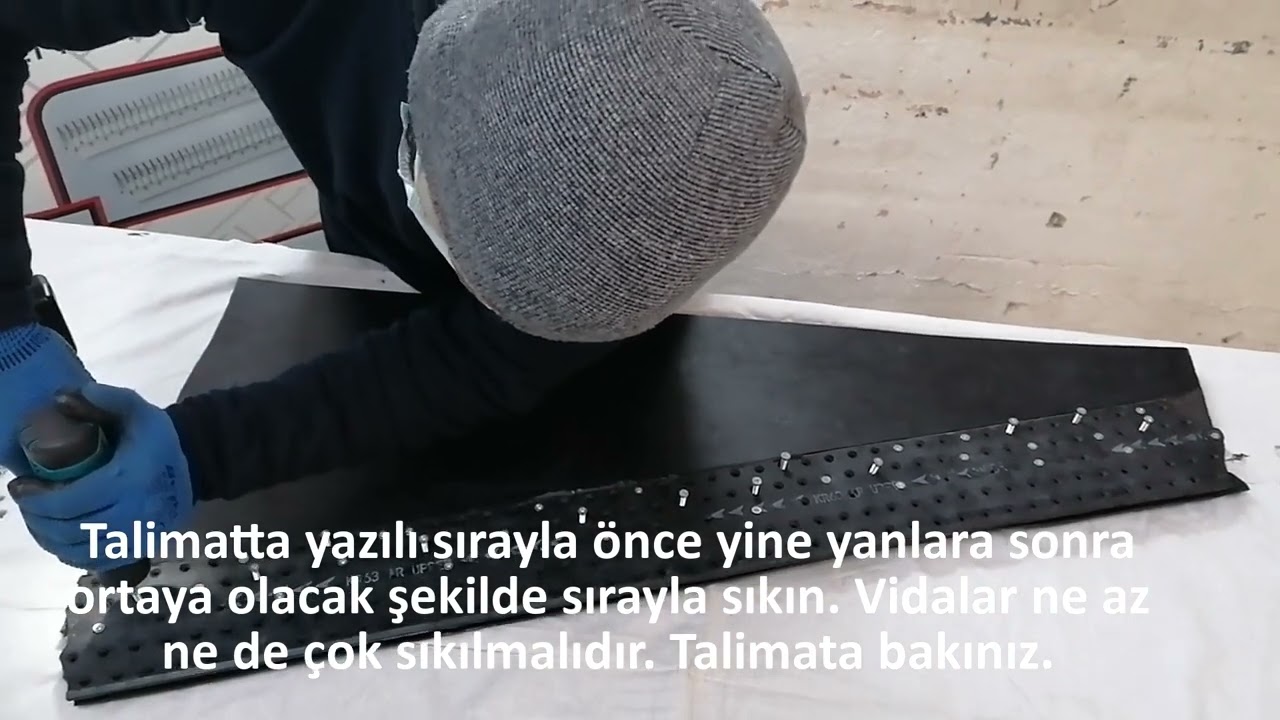 Selflex Kauçuk Raptiye Montaj Videosu