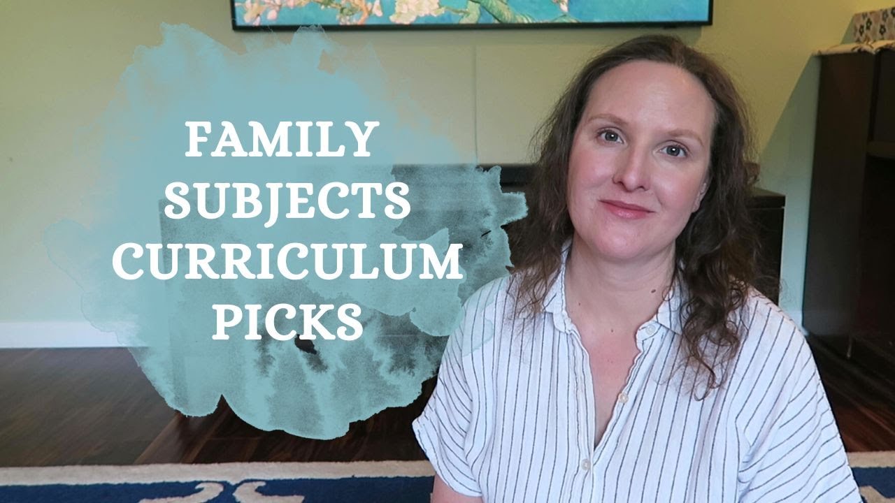 Family Subjects Curriculum Picks // 1st and 3rd Grade // 2025 - 2026 Homeschool Year
