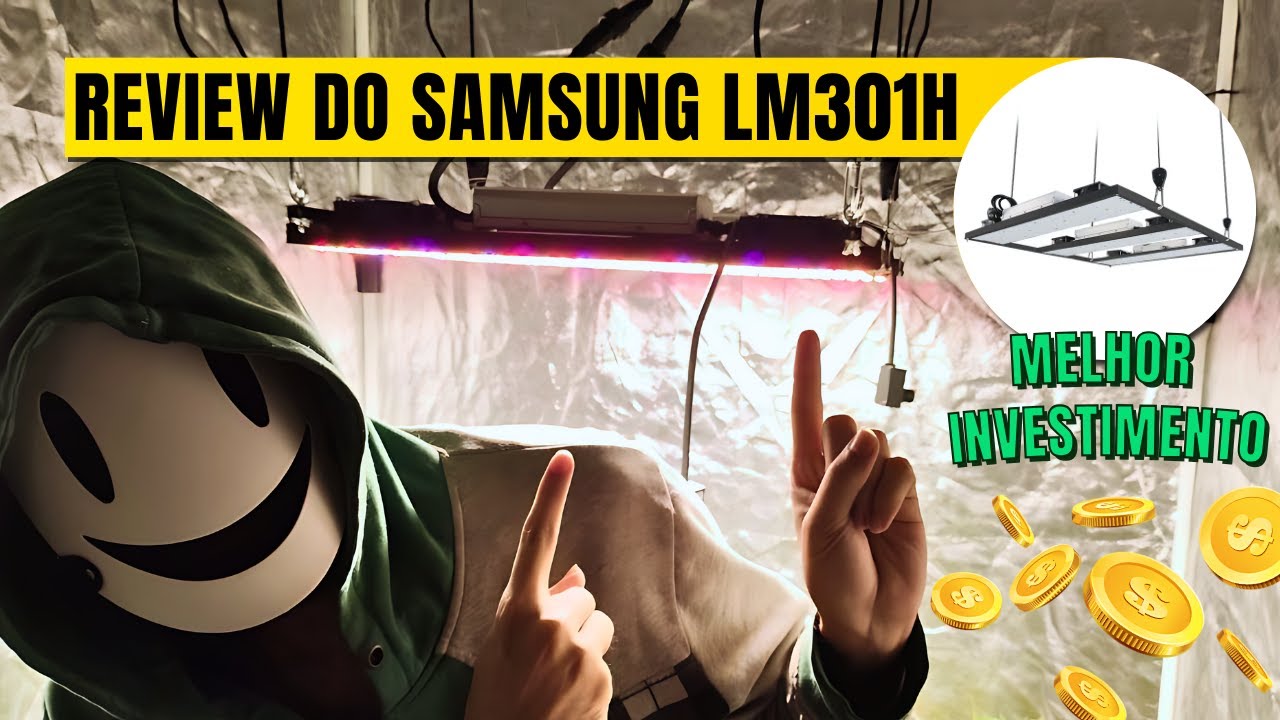 conheça o led samsung lm301h + drive manwell: alta eficiência e baixo custo no cultivo