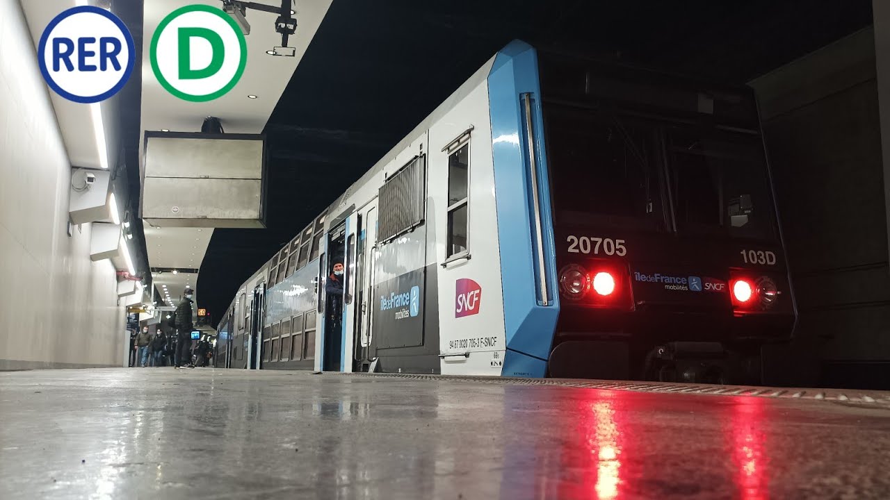 [RER D] Trajet entre Saint Denis et Paris Gare du Nord en Z20500 IDF-Mobilités