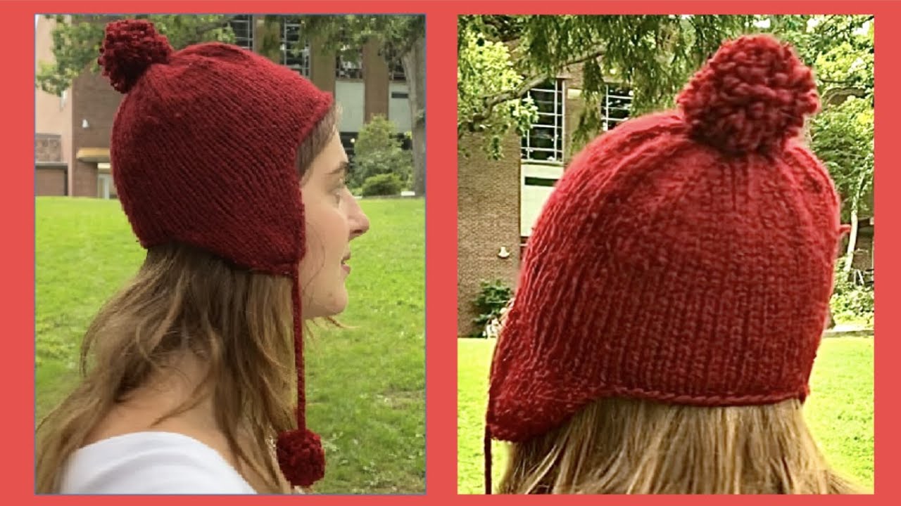 How to Knit a Hat with Ear Flaps - For Beginners