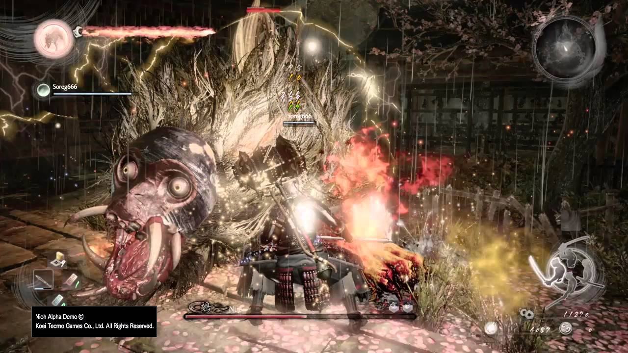 Nioh Alpha Demo Infinite Stun Lock The Boss