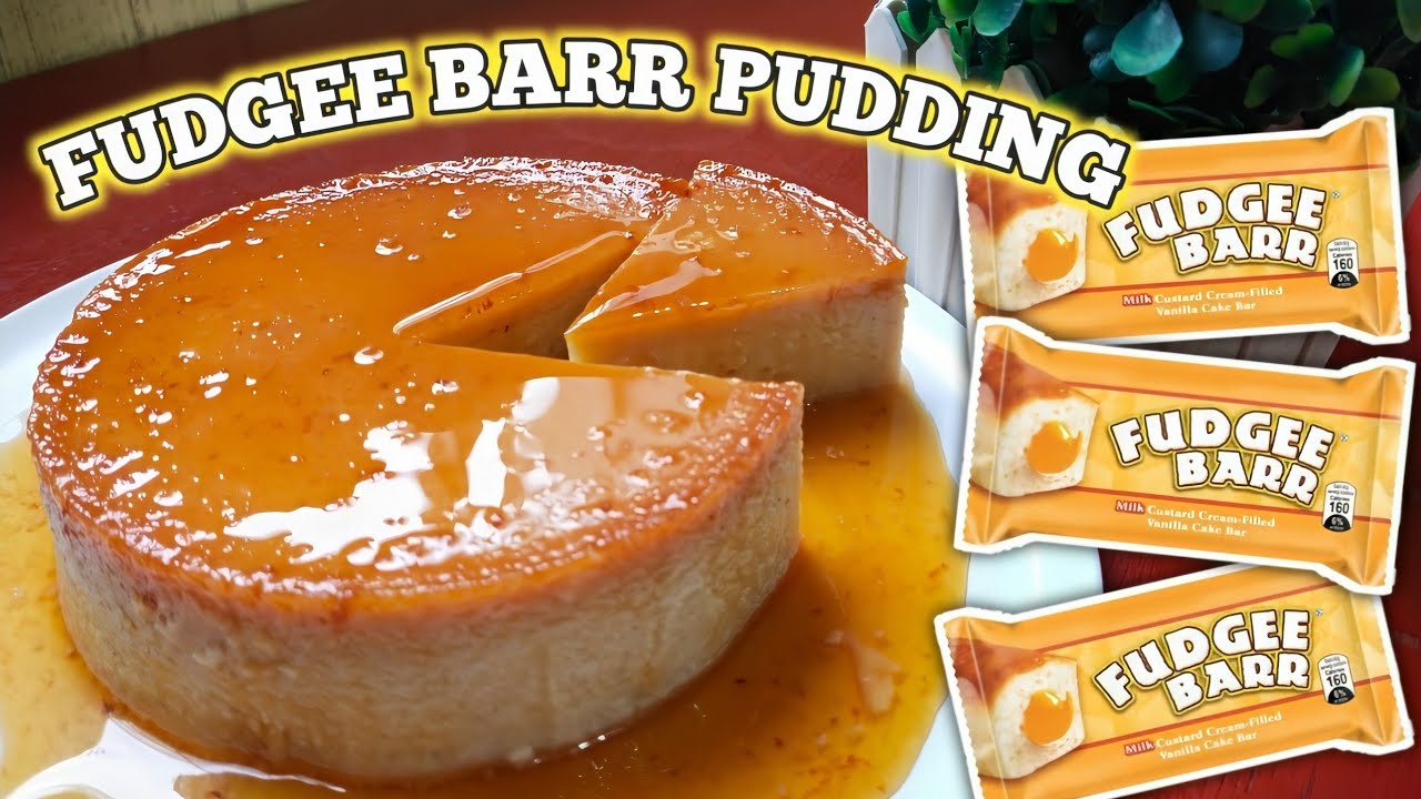 FUDGEE BARR PUDDING (NO BAKE) || Fudgee Barr Pinoy Recipes by rechelle1212