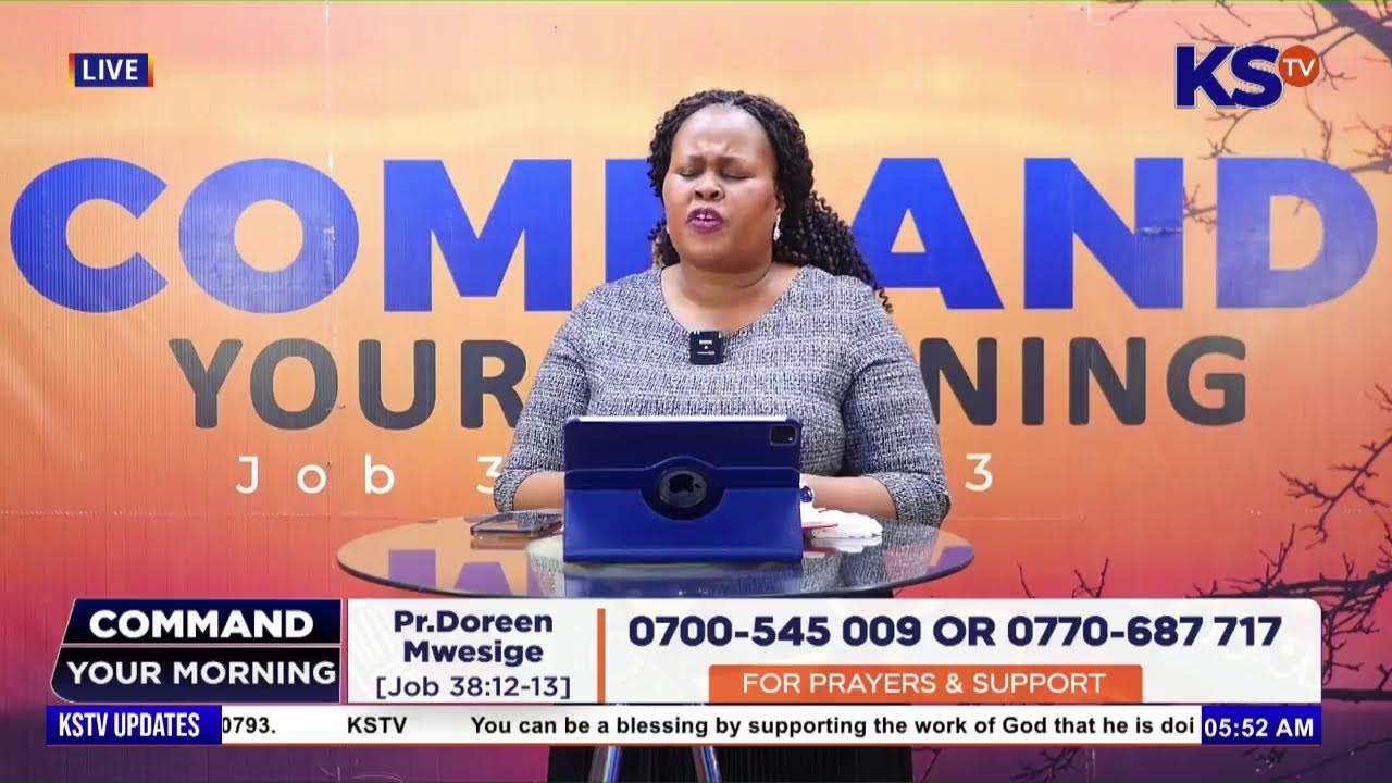 KSTV COMMAND YOUR MORNING WITH PR.DOREEN MWESIGE