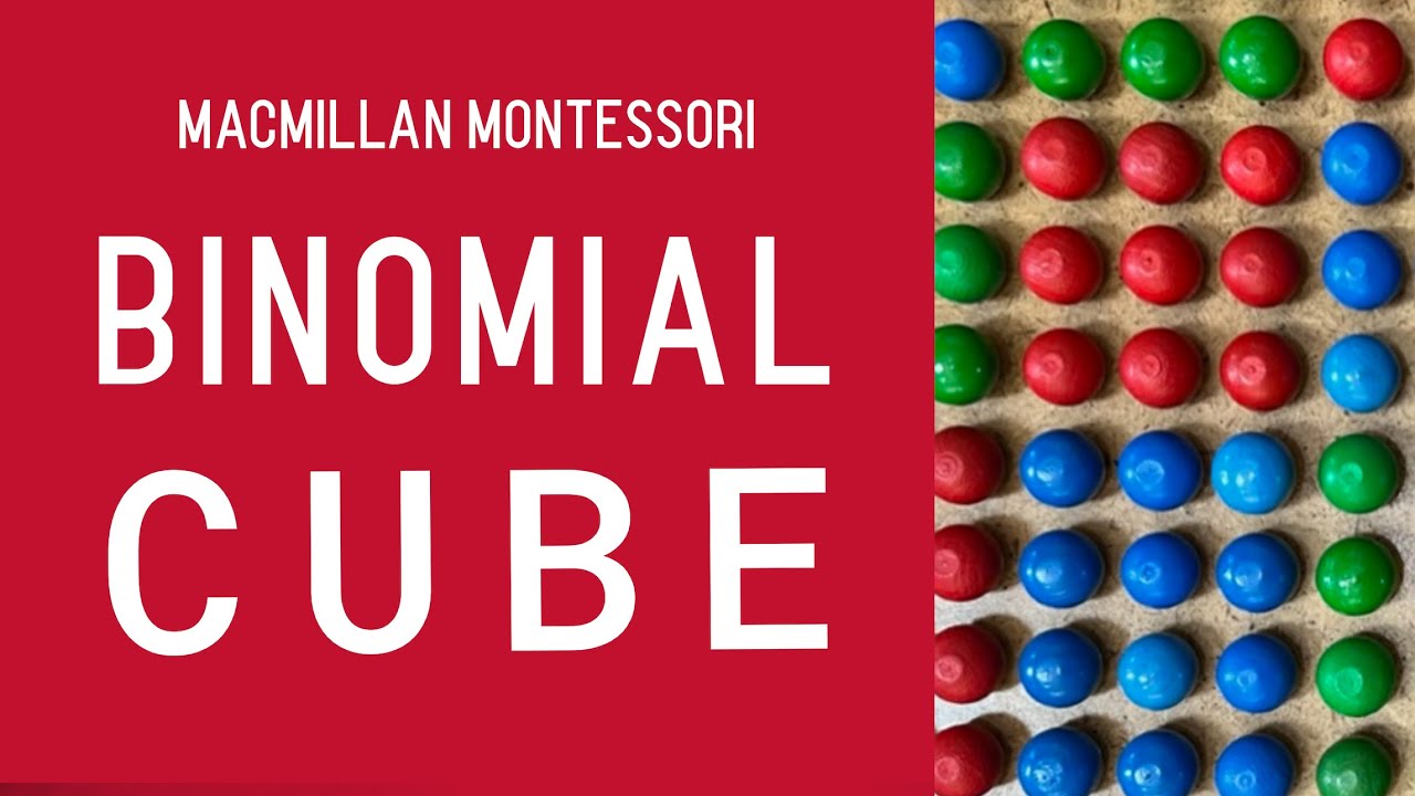 How to Build the Montessori Binomial Cube
