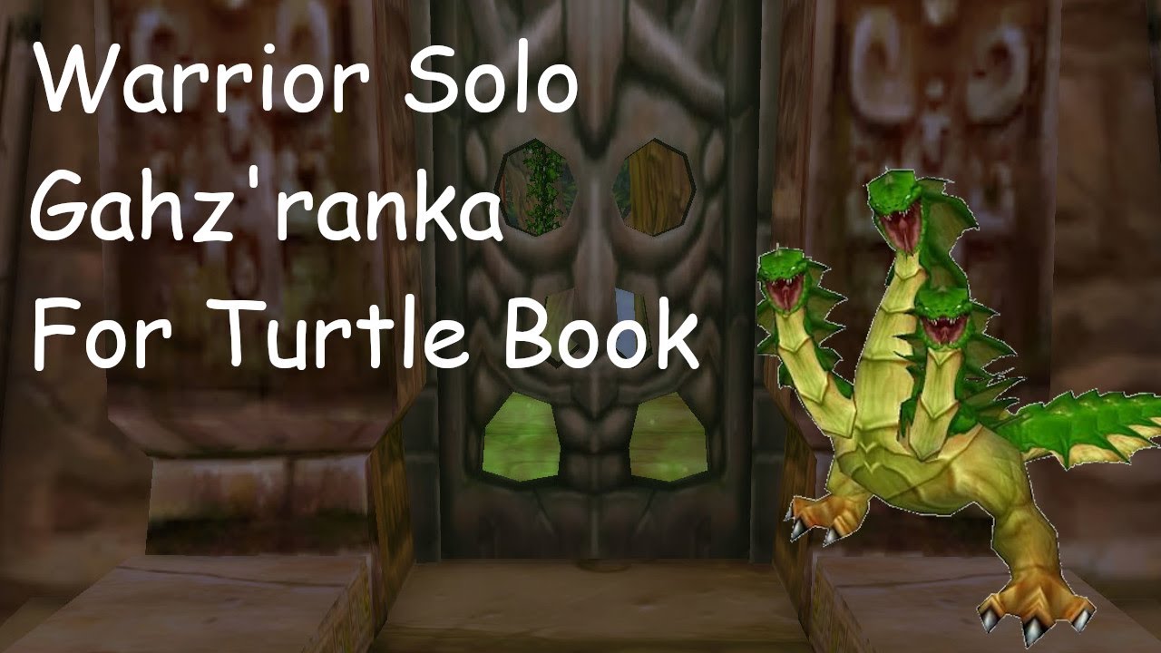 Gahz'ranka Protection Warrior Solo TBC
