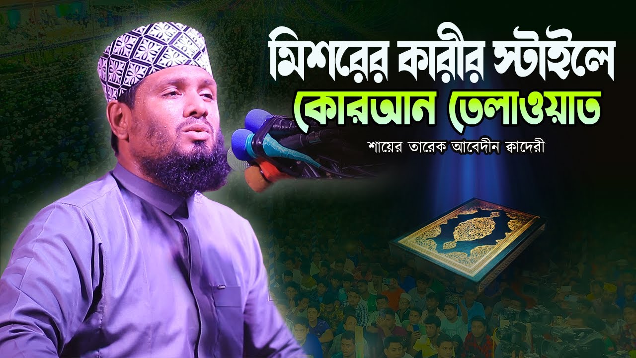 মিশরের কারীর স্টাইলে মধুর কোরআন তেলাওয়াত । শায়ের তারেক আবেদীন ক্বাদেরী |
