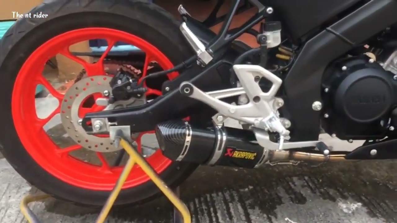 MT 15v2 sc project full exhaust system & sound test The nt rider