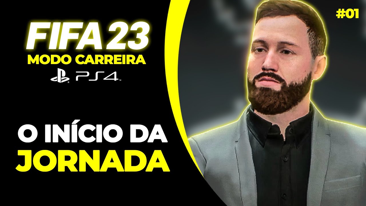 O COMEÇO! - Modo Carreira Treinador FIFA 23 (PS4)