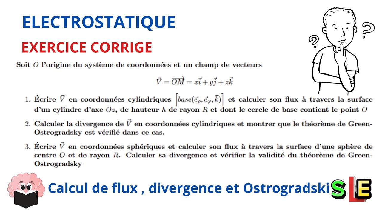 Exercice corrigé: Calcul du flux d'un champ de vecteurs en coordonnées cylindriques -  (Partie 01)
