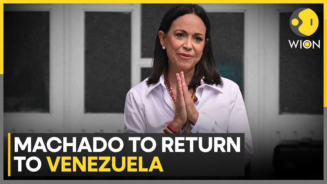 US-Venezuela Tensions: Nobel Laureate Machado Vows Return to Venezuela Amid Ally’s Arrest | WION