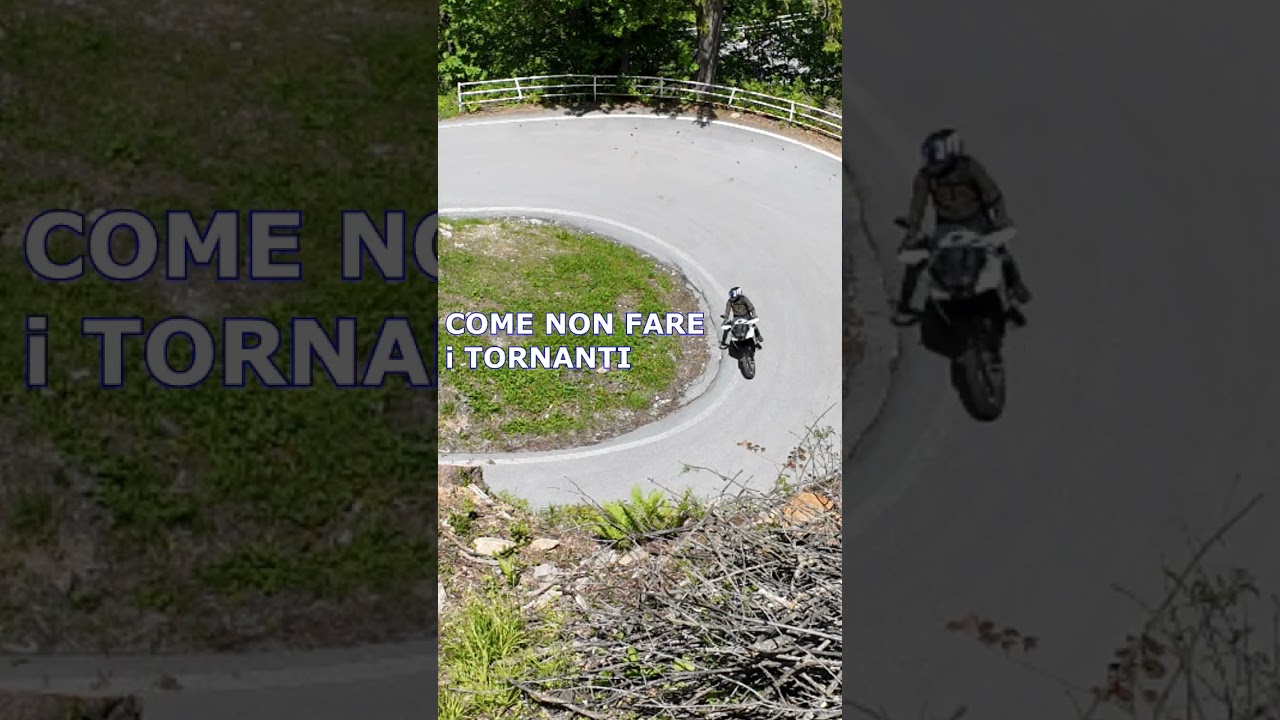 TU i TORNANTI in MOTO come li fai? 😅👀