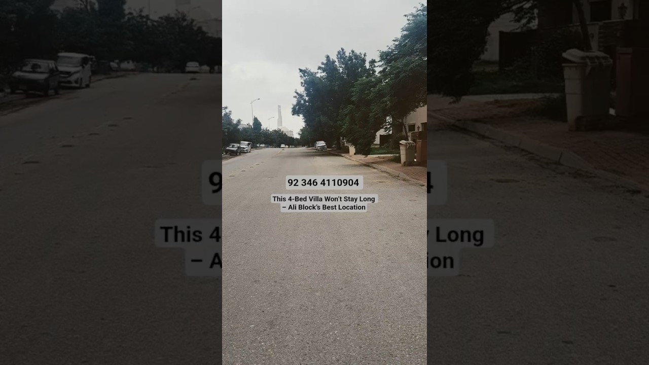 Ali Block Villa at a Price U Won’t Believe 📞  Before It’s Gone 125 Sqyds  4-Bed Bahria Town Karachi