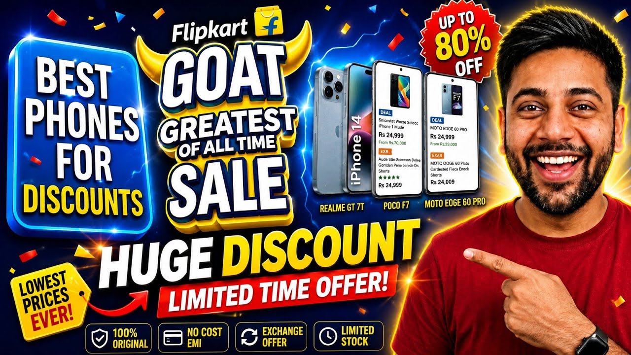 Flipkart GOAT Sale Upcoming Best Deals 😱🤔🤯🔥🔥🚀 