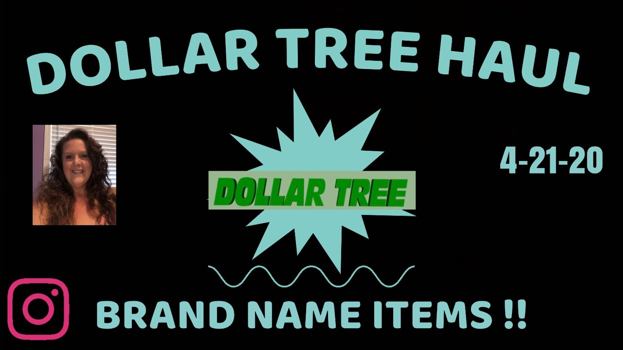 DOLLAR TREE HAUL | LOTS OF BRAND NAMES ! | 4-21-20