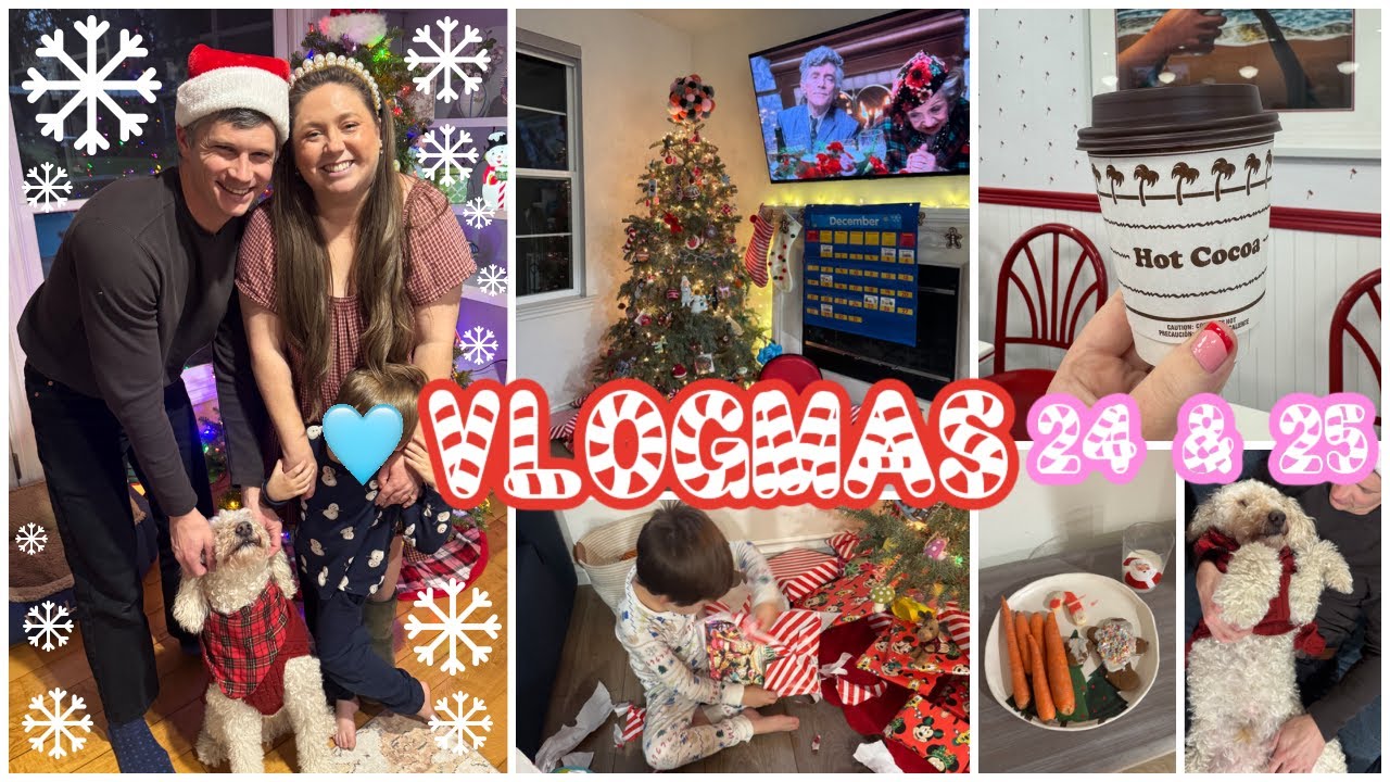Влогмас 24 и 25! Сочельник и Рождество 🎄🎅🏻💕
