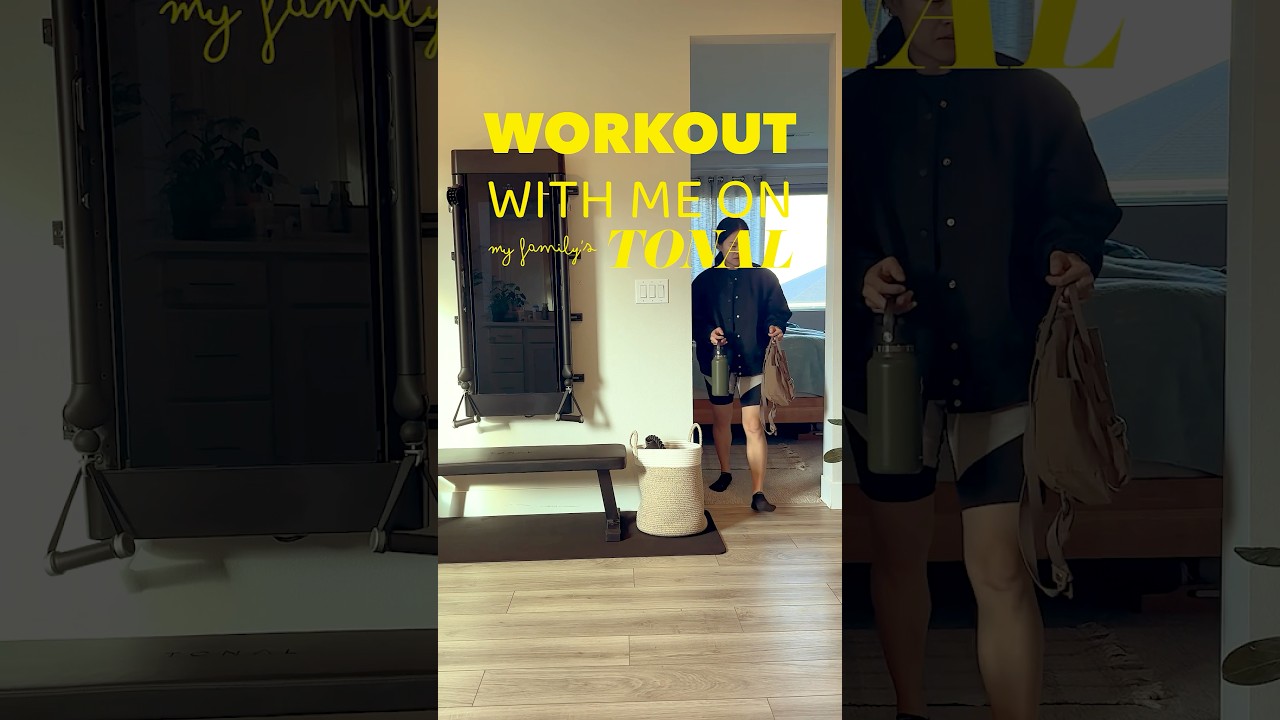 Tonal home gym for the first time