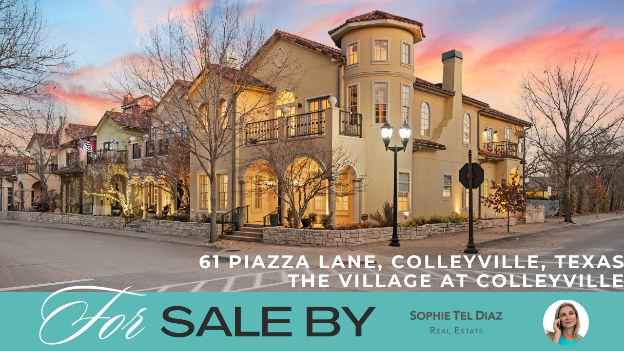 Home for Sale in the Village at Colleyville at 61 Piazza Lan, Colleyville, Texas