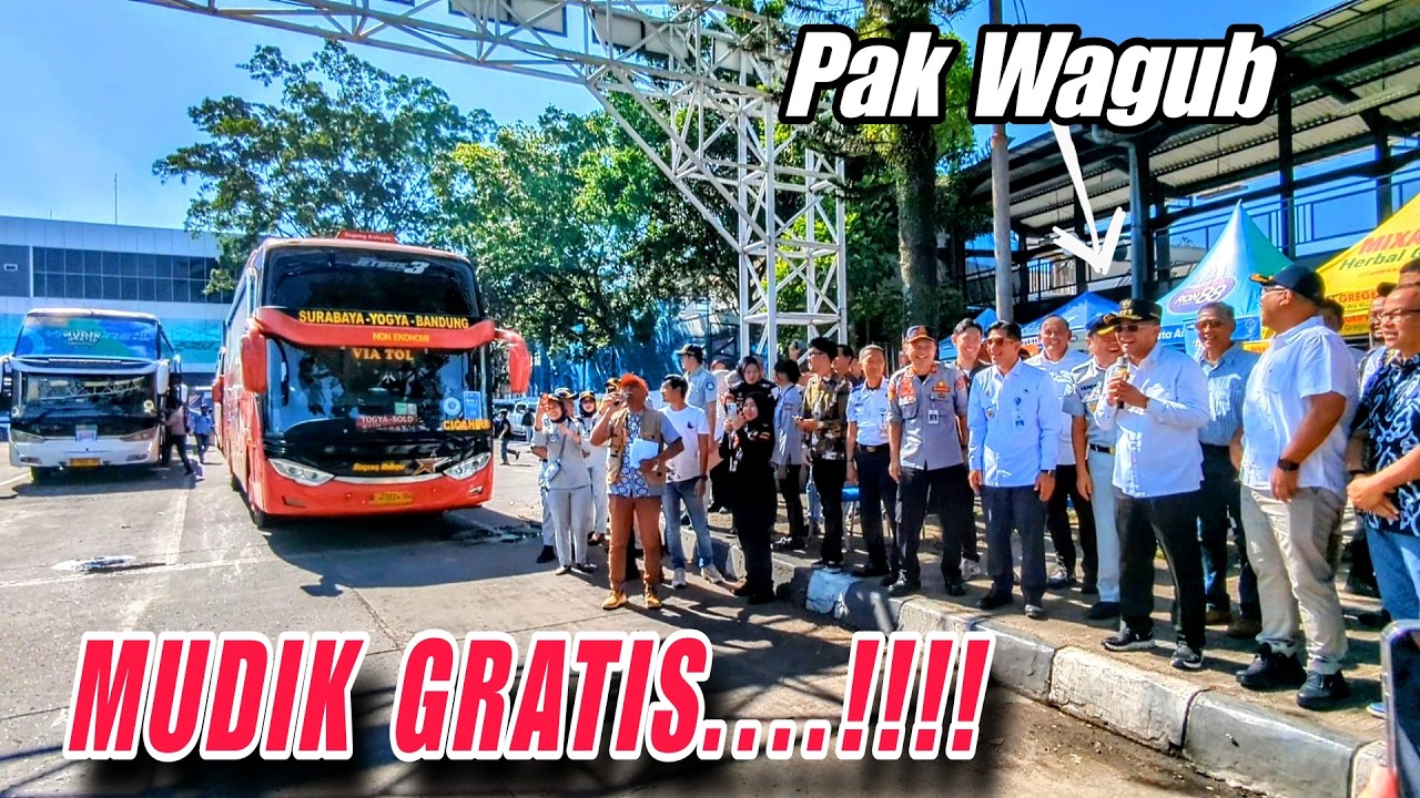 Mudik Gratis Sugeng Rahayu 7322 Bersama Wagub Jawa Barat