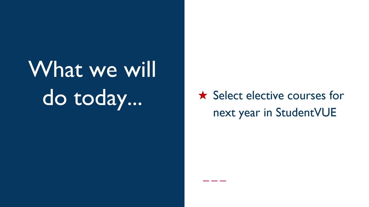 2023 2024 Elective Course Selection in StudentVUE