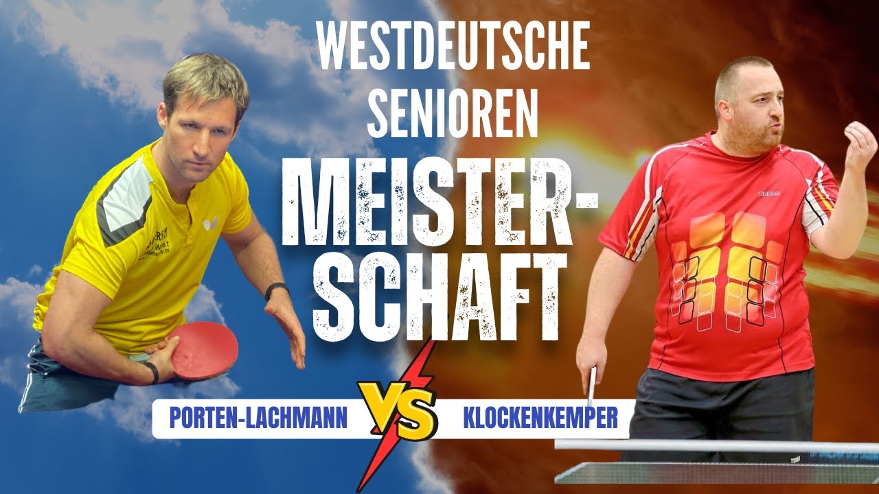 Zitterpartie zum Auftakt! 🔥 Erstes Match bei den 🏓 Westdeutsche Senioren Meisterschaften