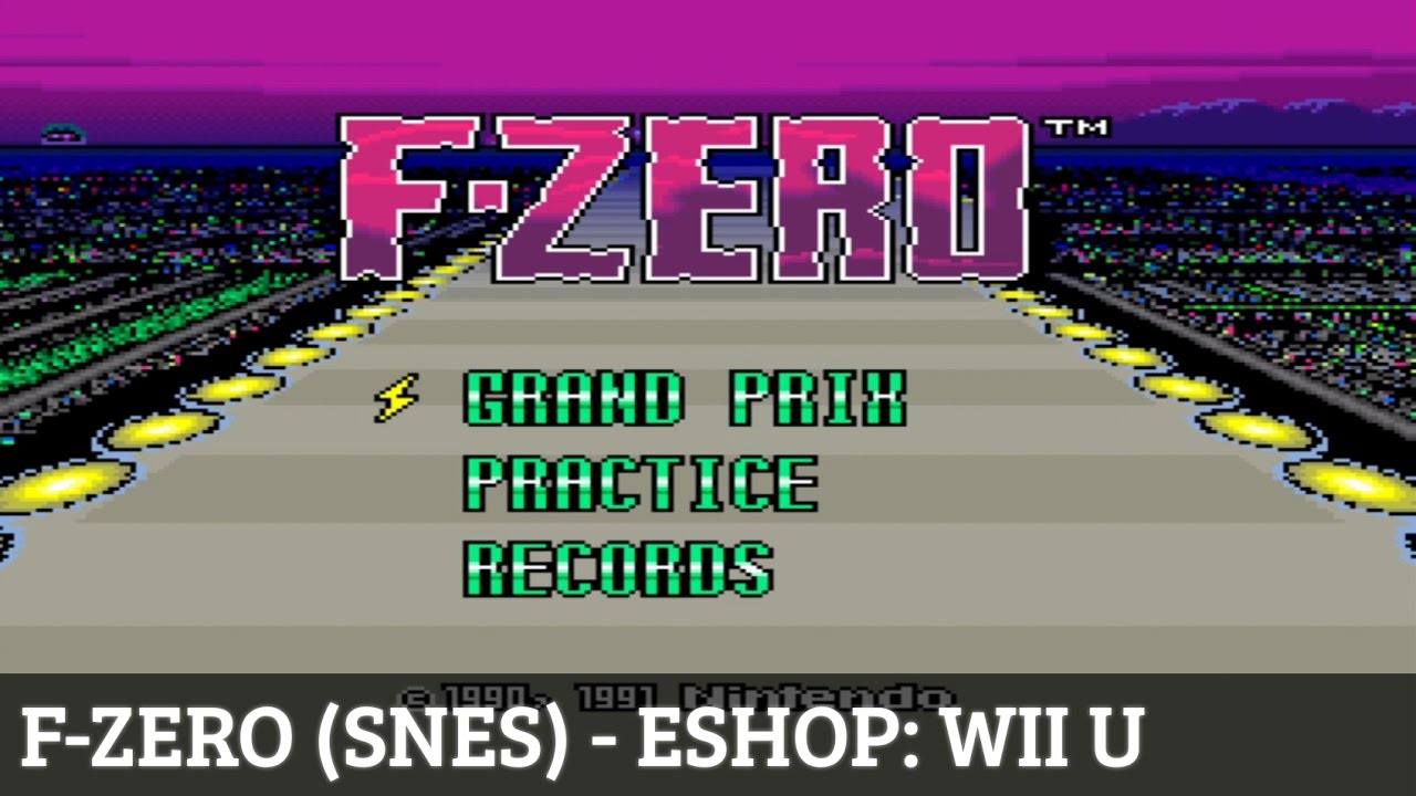 F-Zero (SNES) - *eShop&Retro* (German)