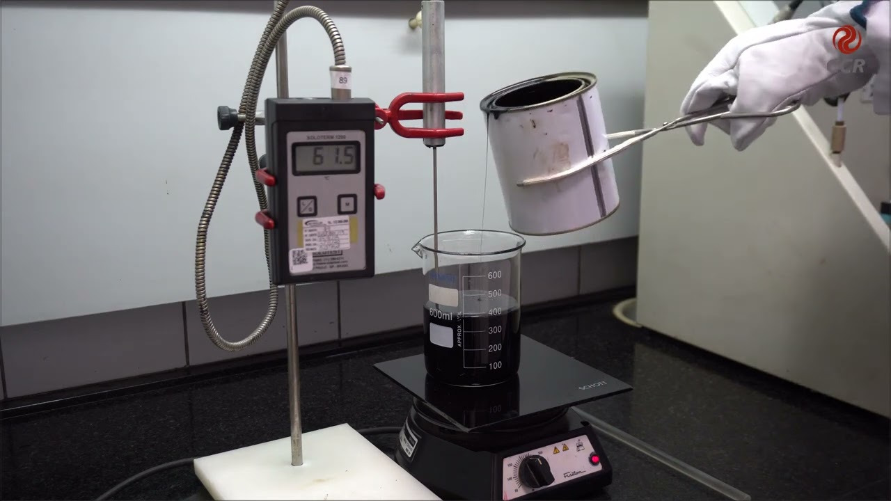 Verificação de Formação de Espuma em Ligantes Asfálticos