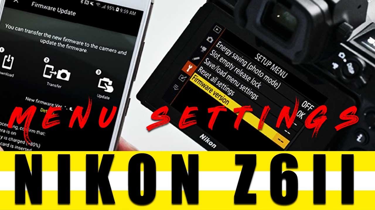 NIKON Z6II LE MIGLIORI IMPOSTAZIONI DEI MENU